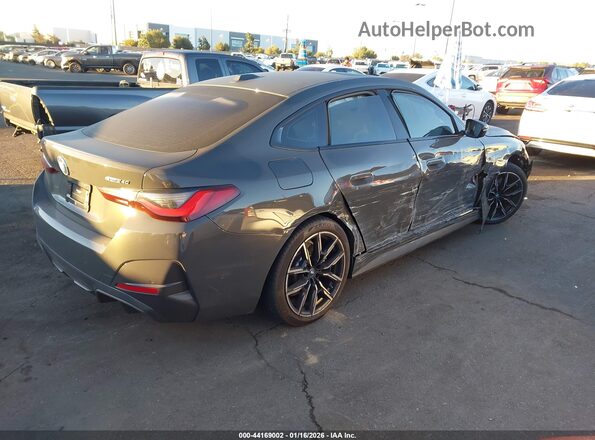 WBY73AW08NFN18198 2022 BMW I4 Серый Вид задней части салона