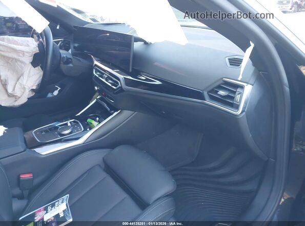 WBY83FB06RFS81367 2024 BMW I4 Black Widok wnętrza z przodu