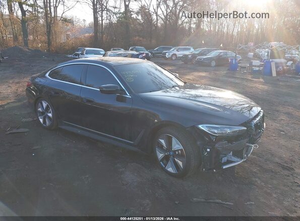 WBY83FB06RFS81367 2024 BMW I4 Black Przód prawy