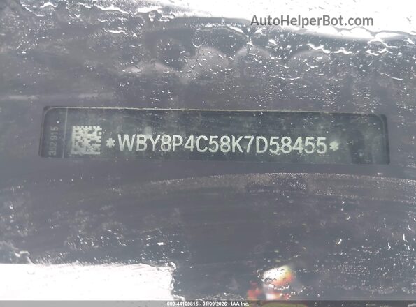 WBY8P4C58K7D58455 2019 BMW OTHER Черный Вид подкапотного пространства