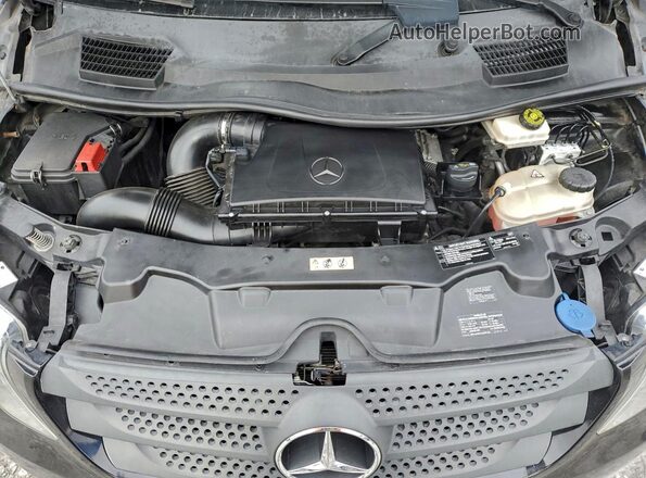 WD4PG2EE8G3128592 2016 MERCEDES-BENZ METRIS Black Widok komory silnika