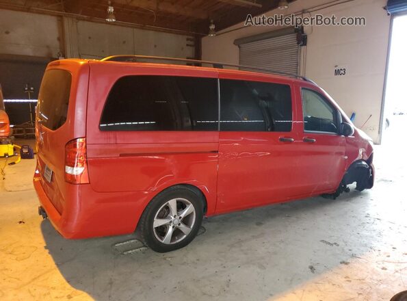 WD4PG2EE9G3096610 2016 MERCEDES-BENZ METRIS Красный Задняя правая четверть