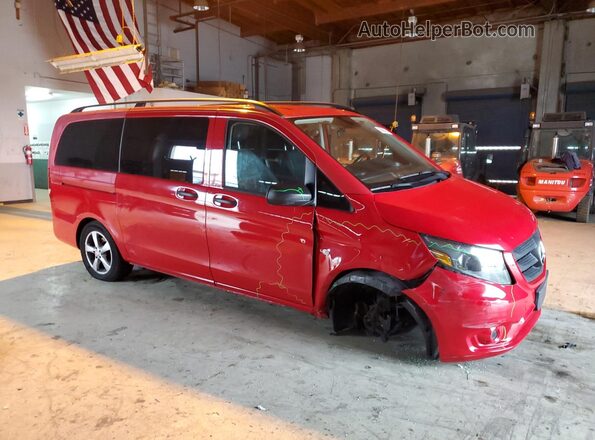 WD4PG2EE9G3096610 2016 MERCEDES-BENZ METRIS Красный Передняя правая четверть