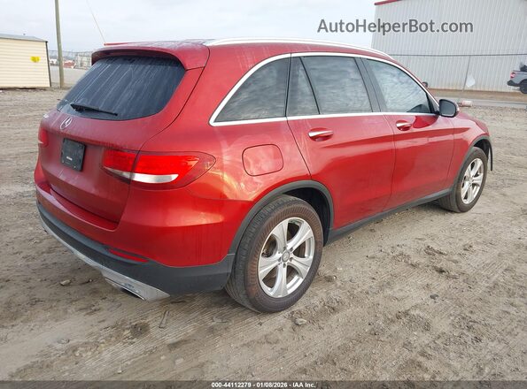 WDC0G4JB0GF016204 2016 MERCEDES-BENZ GLC 300 Красный Задняя правая четверть