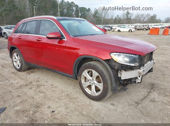 WDC0G4JB0GF016204 2016 MERCEDES-BENZ GLC 300 Красный Передняя правая четверть