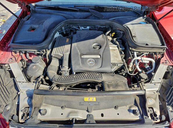 WDC0G4JB0JV110354 2018 MERCEDES-BENZ GLC-CLASS Красный Вид подкапотного пространства