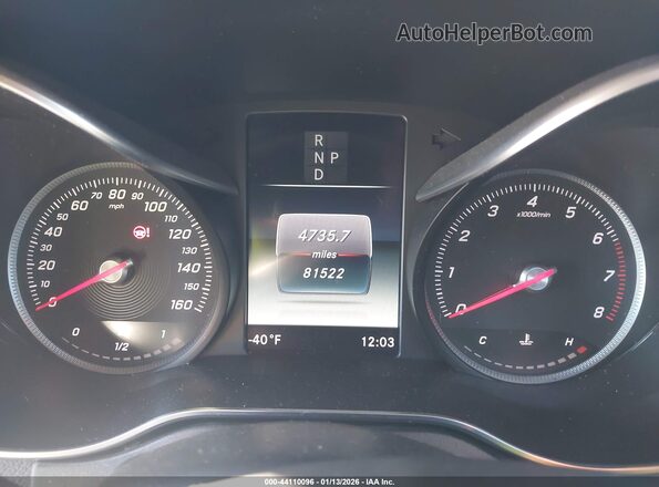 WDC0G4JB6K1002040 2019 MERCEDES-BENZ GLC 300 Белый Вид задних сидений