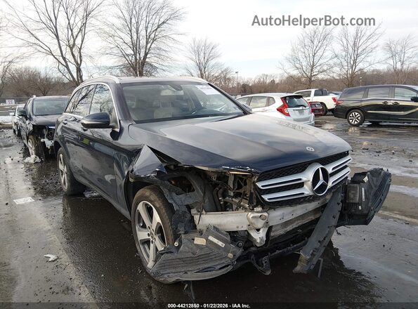 WDC0G4KB0KF574190 2019 MERCEDES-BENZ GLC 300 Синий Передняя правая четверть