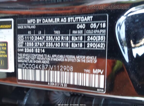 WDC0G4KB7JV112908 2018 MERCEDES-BENZ GLC 300 Черный Вид подкапотного пространства