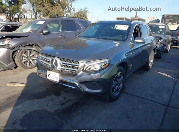 WDC0G5EB2KF604453 2019 MERCEDES-BENZ GLC 350E Gray Առջևի ձախ երեք քառորդ տեսարան