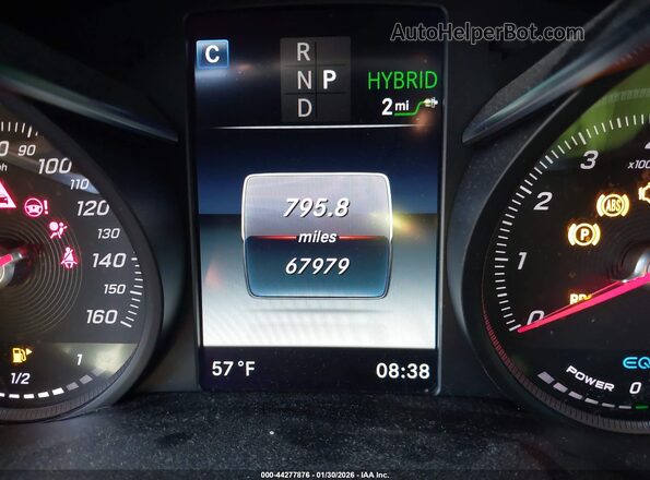 WDC0G5EB2KF604453 2019 MERCEDES-BENZ GLC 350E Gray Հետևի նստատեղերի տեսք
