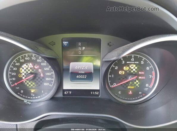 WDC0G6EB4KF562759 2019 MERCEDES-BENZ AMG GLC 43 Красный Вид задних сидений