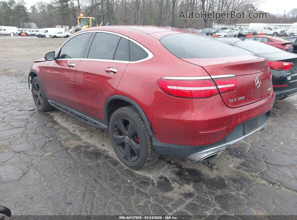 WDC0J4KB0JF326604 2018 MERCEDES-BENZ GLC 300 COUPE Красный Задняя левая четверть