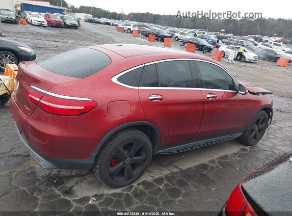 WDC0J4KB0JF326604 2018 MERCEDES-BENZ GLC 300 COUPE Красный Вид задней части салона