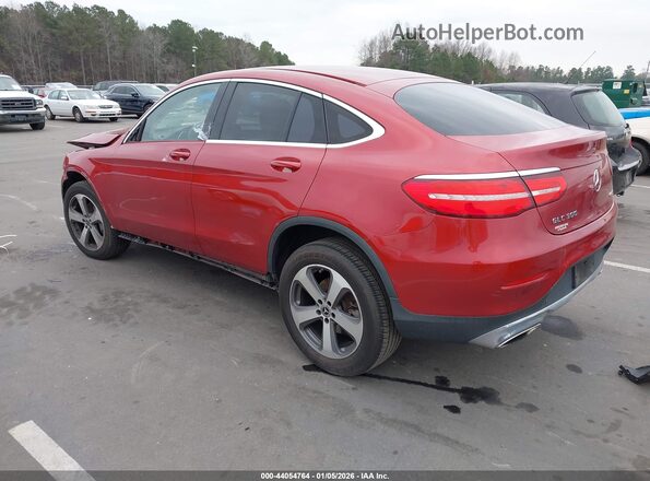 WDC0J4KB3JF383881 2018 MERCEDES-BENZ GLC 300 COUPE Maroon Trasero izquierdo
