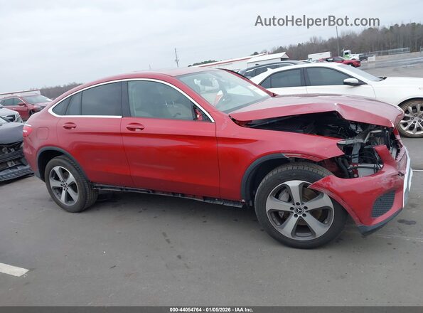 WDC0J4KB3JF383881 2018 MERCEDES-BENZ GLC 300 COUPE Maroon Vista interior de 360 grados
