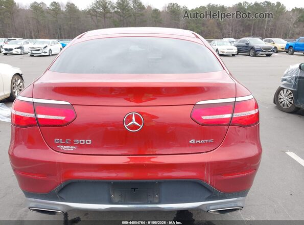 WDC0J4KB3JF383881 2018 MERCEDES-BENZ GLC 300 COUPE Maroon 
