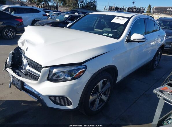 WDC0J4KB3KF581569 2019 MERCEDES-BENZ GLC 300 COUPE Белый Передняя левая четверть