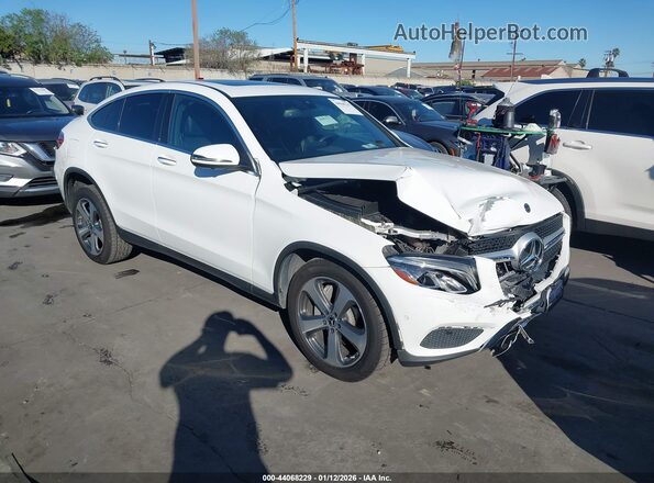 WDC0J4KB3KF581569 2019 MERCEDES-BENZ GLC 300 COUPE Белый Передняя правая четверть