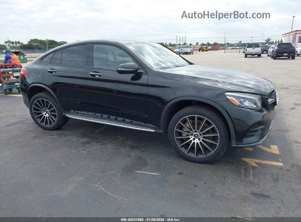 WDC0J4KB6JF296458 2018 MERCEDES-BENZ GLC 300 COUPE Черный Передняя правая четверть