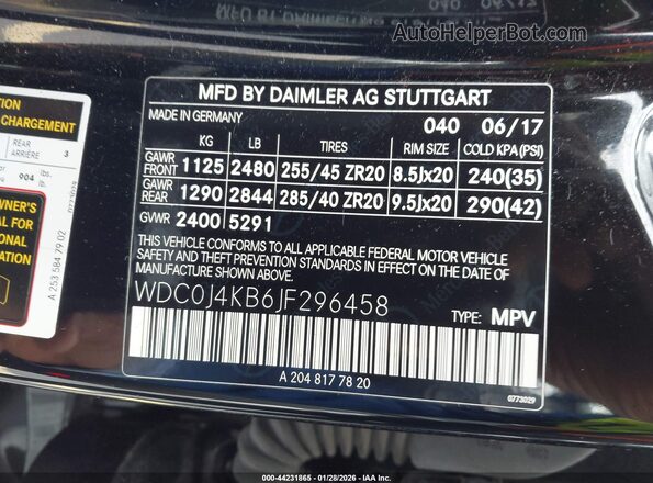 WDC0J4KB6JF296458 2018 MERCEDES-BENZ GLC 300 COUPE Черный Вид подкапотного пространства
