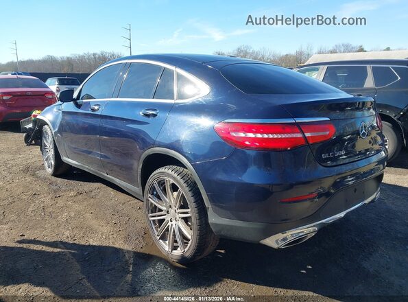 WDC0J4KB7JF335347 2018 MERCEDES-BENZ GLC 300 COUPE Синий Задняя левая четверть