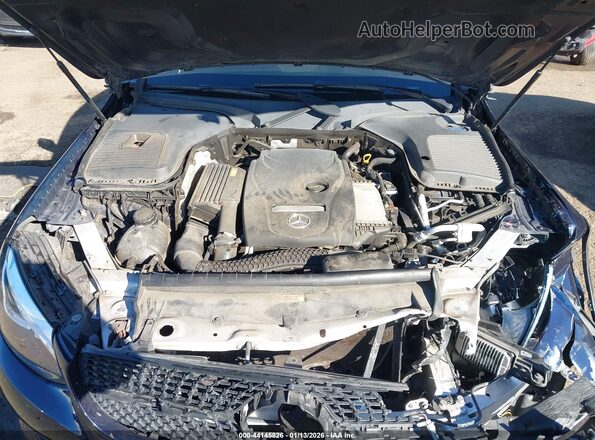WDC0J4KB7JF335347 2018 MERCEDES-BENZ GLC 300 COUPE Синий Вид сзади