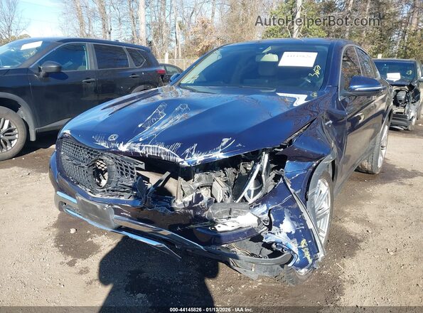 WDC0J4KB7JF335347 2018 MERCEDES-BENZ GLC 300 COUPE Синий Вид спереди