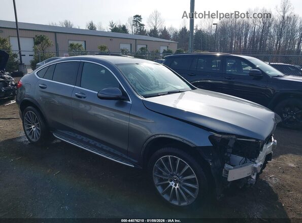 WDC0J4KB8HF290154 2017 MERCEDES-BENZ GLC 300 COUPE Серый Передняя правая четверть