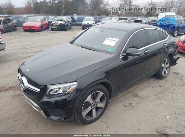 WDC0J4KB8KF574682 2019 MERCEDES-BENZ GLC 300 COUPE Black Передня ліва чверть