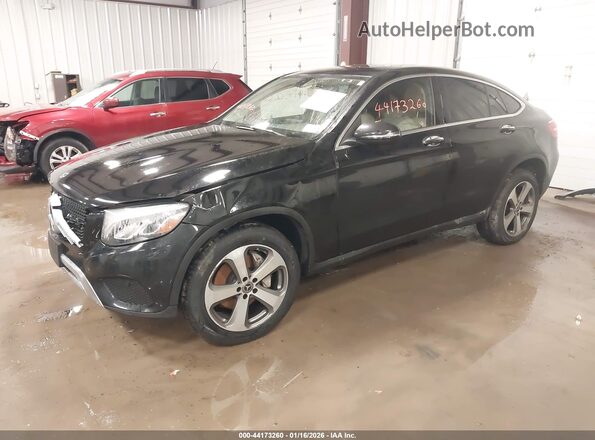 WDC0J4KB9JF353283 2018 MERCEDES-BENZ GLC 300 COUPE Черный Передняя левая четверть
