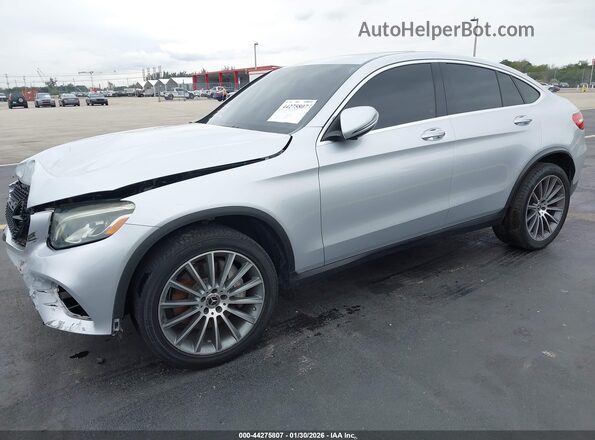 WDC0J4KB9KF542081 2019 MERCEDES-BENZ GLC 300 COUPE Серебряный Передняя левая четверть