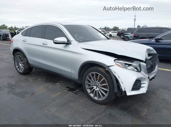 WDC0J4KB9KF542081 2019 MERCEDES-BENZ GLC 300 COUPE Серебряный Передняя правая четверть