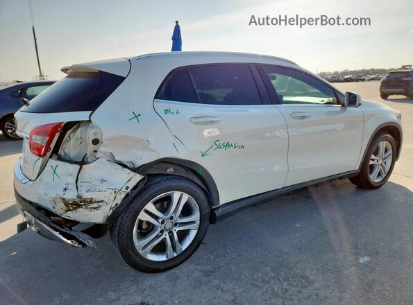 WDCTG4EB2HJ295144 2017 MERCEDES-BENZ GLA Белый Задняя правая четверть