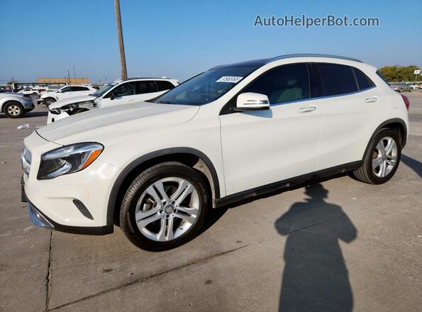 WDCTG4EB2HJ295144 2017 MERCEDES-BENZ GLA Белый Передняя левая четверть