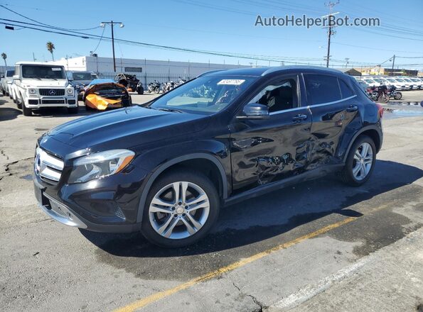 WDCTG4EB2HJ316932 2017 MERCEDES-BENZ GLA Black წინა მარცხენა ხედი სამი მეოთხედიდან