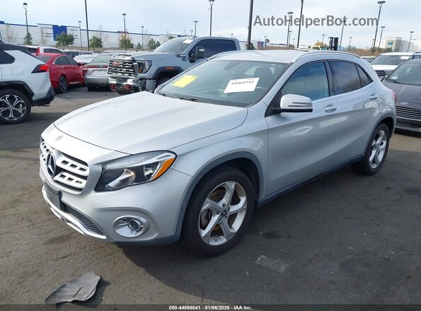WDCTG4EB4JJ459077 2018 MERCEDES-BENZ GLA 250 Silver წინა მარცხენა ხედი სამი მეოთხედიდან