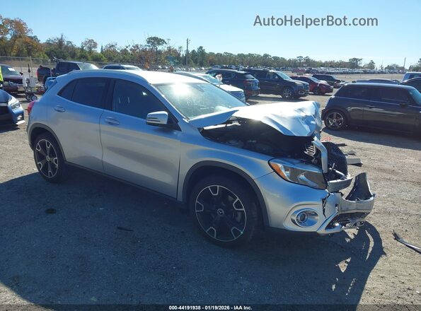 WDCTG4EB6KJ552037 2019 MERCEDES-BENZ GLA 250 Silver Delantero derecho