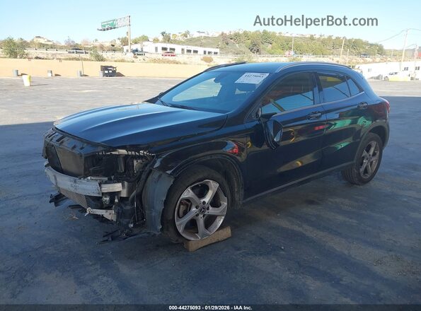 WDCTG4EB6KU004019 2019 MERCEDES-BENZ GLA 250 Black Առջևի ձախ երեք քառորդ տեսարան