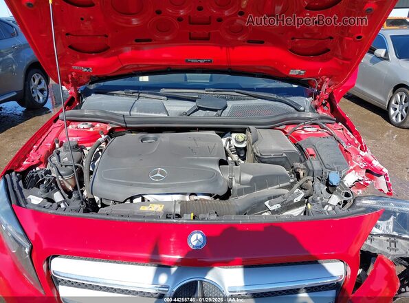 WDCTG4EB7HJ331829 2017 MERCEDES-BENZ GLA 250 Red Widok z tyłu