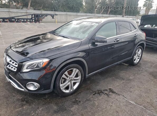 WDCTG4EB7KJ553844 2019 MERCEDES-BENZ GLA Black Առջևի ձախ երեք քառորդ տեսարան