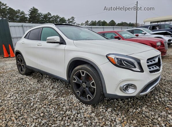 WDCTG4EB7KJ553942 2019 MERCEDES-BENZ GLA White Передня права чверть