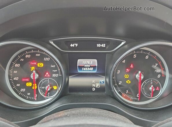 WDCTG4EB7KJ553942 2019 MERCEDES-BENZ GLA White Вид щитка приладів
