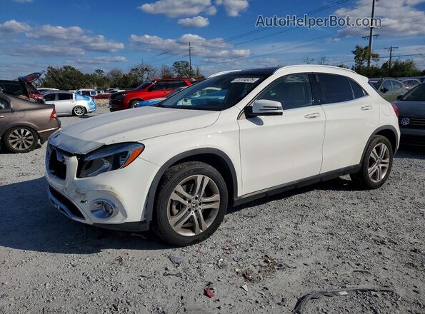 WDCTG4EBXKU014584 2019 MERCEDES-BENZ GLA Белый Передняя левая четверть