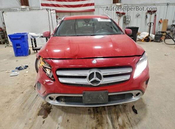WDCTG4GB2GJ219824 2016 MERCEDES-BENZ GLA Красный Вид спереди
