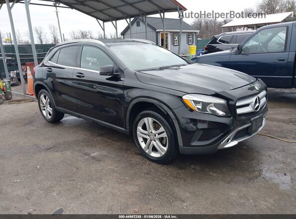 WDCTG4GB2HJ295173 2017 MERCEDES-BENZ GLA 250 Черный Передняя правая четверть