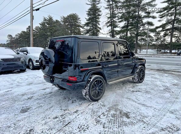 WDCYC6BJ0KX301360 2019 MERCEDES-BENZ G-CLASS Черный Передняя правая четверть