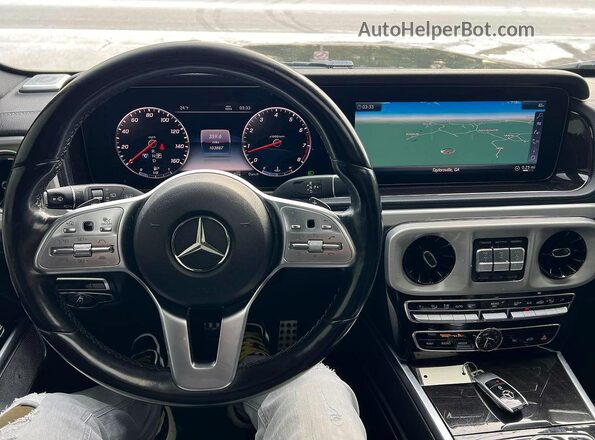 WDCYC6BJ0KX301360 2019 MERCEDES-BENZ G-CLASS Черный Вид салона спереди