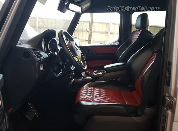 WDCYC7DF6GX248606 2016 MERCEDES-BENZ G-CLASS Серебряный Вид салона спереди