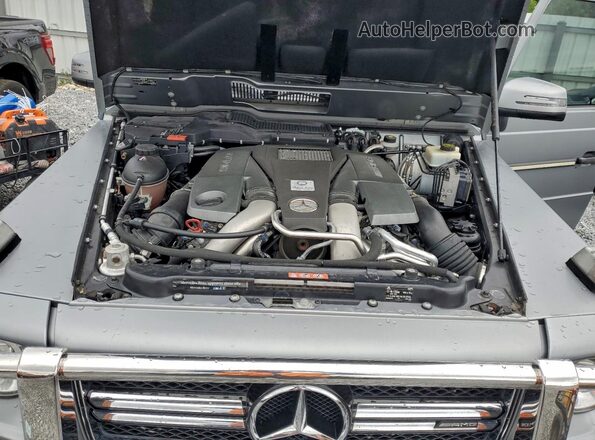 WDCYC7DH0JX287765 2018 MERCEDES-BENZ G-CLASS Silver Widok komory silnika